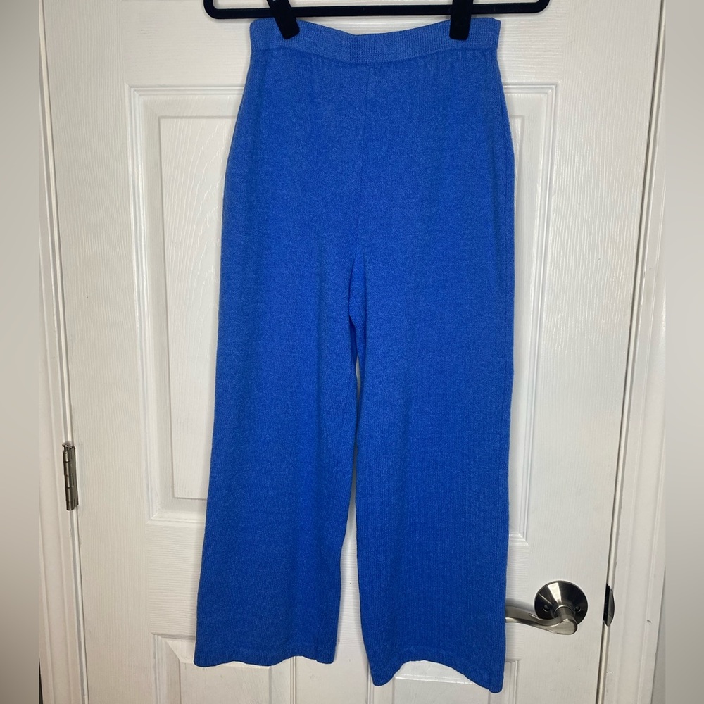 ST. JOHN COLLECTION Santana Knit Wool Blend Crop Knitted Pants Size 2
